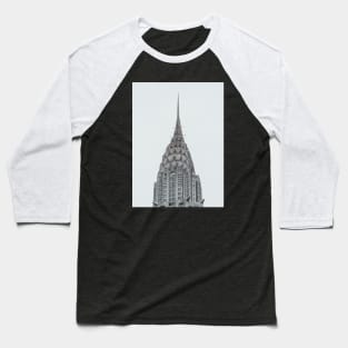 Chrysler Building Baseball T-Shirt